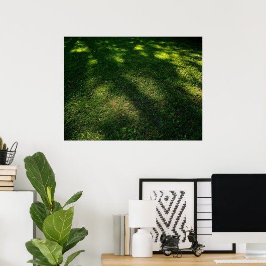 Sun Dappled Lawn ポスター (ホームオフィス)