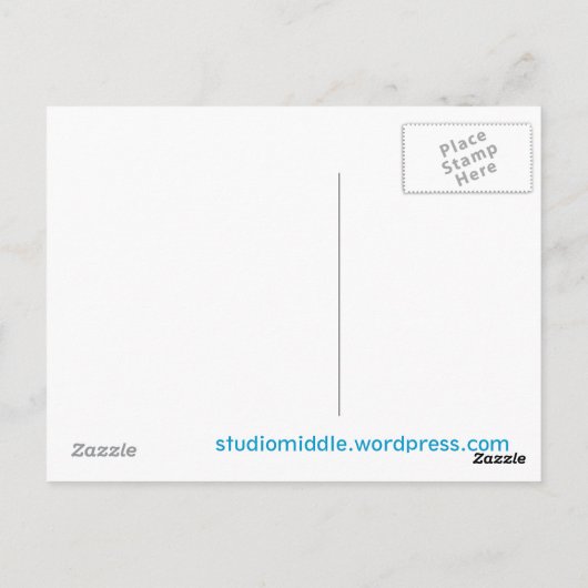 sun dog profileはがき ポストカード (裏面)