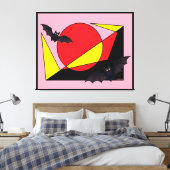 Sun Down キャンバスプリント (インサイチュ (寝室))