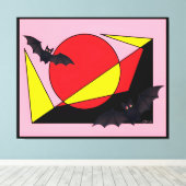 Sun Down キャンバスプリント (インサイチュ (ウッドフロア))