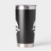 Sun Energy Quote | Custom Name 保温保冷タンブラー (左面)