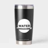 Sun Energy Quote | Custom Name 保温保冷タンブラー (背面)