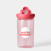 Sun Energy Water Quote | Custom Name ウォーターボトル (正面)