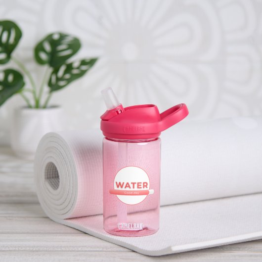 Sun Energy Water Quote | Custom Name ウォーターボトル (ヨガ (回転後))