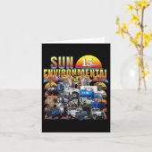 Sun Environmental Company Anniversary V1 カード (黄色い花)