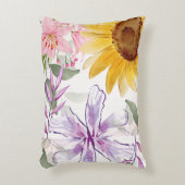 Sun Flowers Mix Design アクセントクッション (正面(垂直))