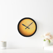 Sun from宇宙 ラウンド壁時計 (ホーム)