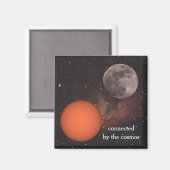 sun, full moon, Nebula マグネット (正面/裏面)