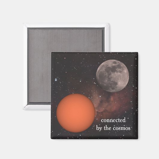 sun, full moon, Nebula マグネット (正面/裏面)
