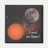 sun, full moon, Nebula  マグネット (正面)