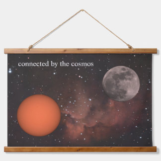 sun, full moon, Nebula 吊り下げ型タペストリー
