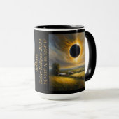 Sun GPS座標名のEclipse合計 マグカップ (正面右)