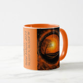 Sun GPS座標名のEclipse合計 マグカップ (正面右)