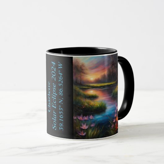 Sun GPS春の花名のEclipse マグカップ (正面右)
