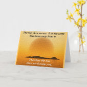 Sun Greetingカード カード (黄色い花)