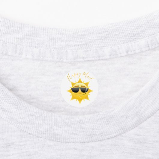 Sun Happy Mail Baby Shower Labels ラベル (貼付)