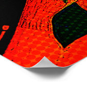 Sun In抽象芸術910 ポスター (角)