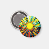 Sun In抽象芸術910 マグネット (正面/裏面)