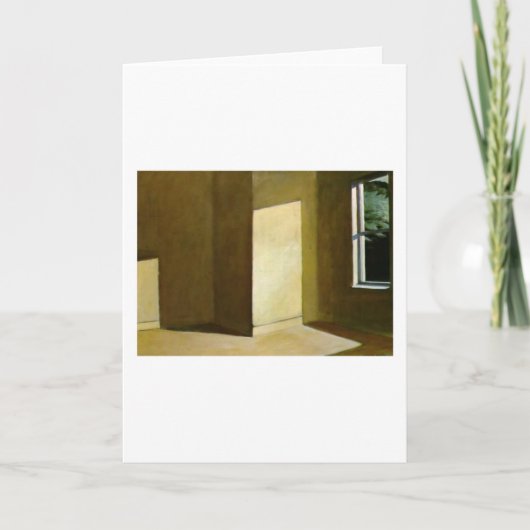 Sun in an Empty Room – エドワード・ホッパー カード (正面)