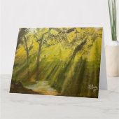 Sun in the Woods, by Gary Poling カード (正面)