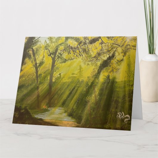 Sun in the Woods, by Gary Poling カード (正面)