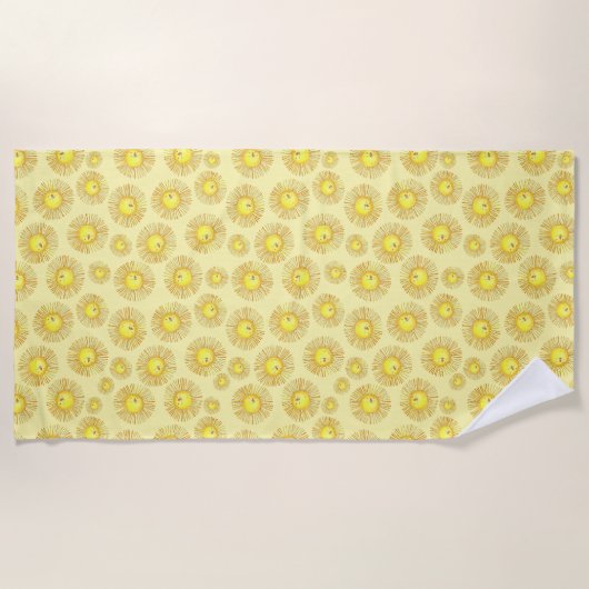 Sun is Shining -  ビーチタオル (正面)