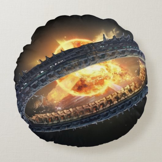 Sun-Killer Weapon Pillow ラウンドクッション (正面)