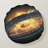 Sun-Killer Weapon Pillow ラウンドクッション (裏面)