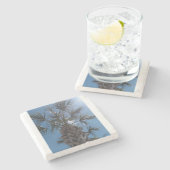 Sun-Kissed Palm Tree Stone Coaster – Palm Blessing ストーンコースター (横)