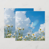 Sun-Kissed Petals 招待状 (正面/裏面)