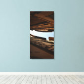 Sun-kissed Street キャンバスプリント (インサイチュ (ウッドフロア))