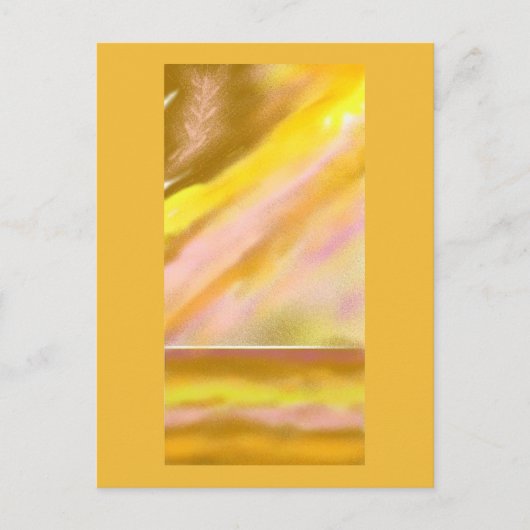 Sun Lake （フル）抽象芸術アートはがき ポストカード (正面)