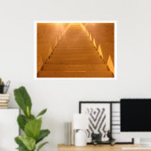 Sun-lit Stepsポスター ポスター (ホームオフィス)