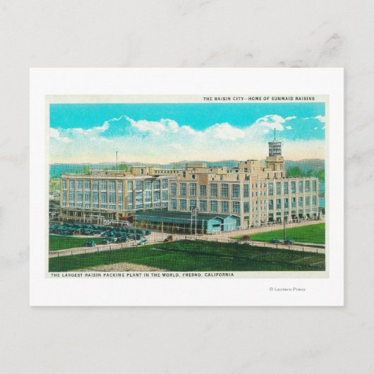 Sun-Maid Raisin Plantの外観 ポストカード (正面)