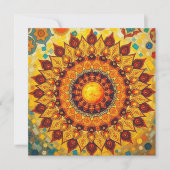 Sun Mandala – グリーティングカード (正面)