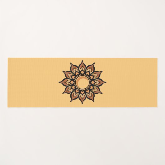 Sun Mandala ヨガマット (正面(横))