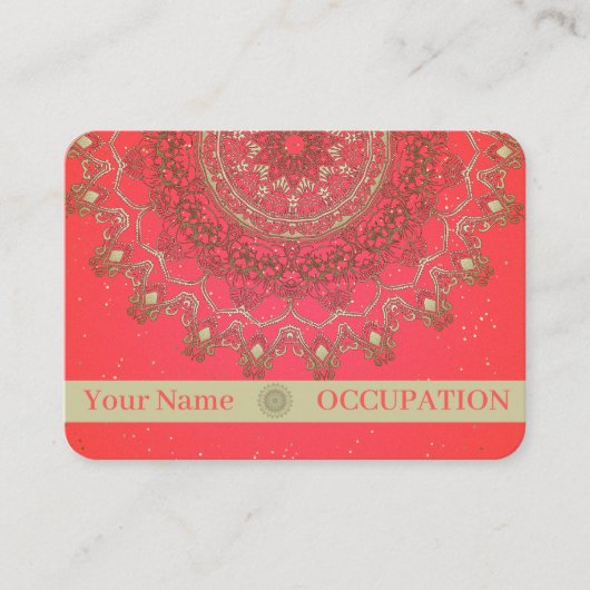 Sun Mandala – 名刺 (正面)