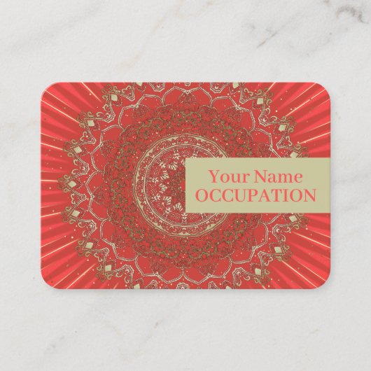 Sun Mandala – 名刺 (正面)