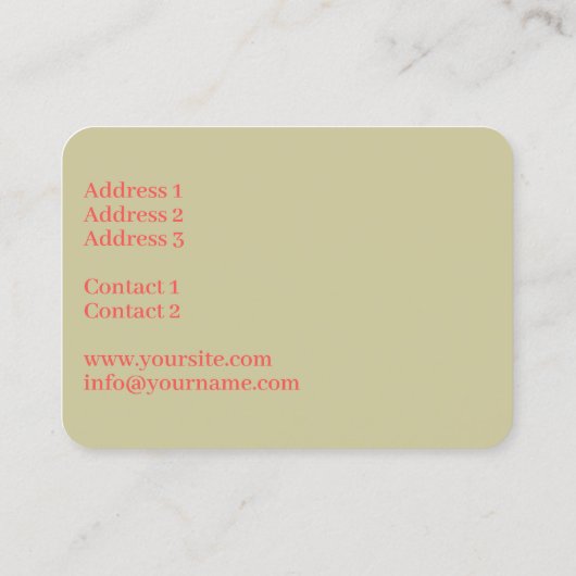 Sun Mandala – 名刺 (裏面)