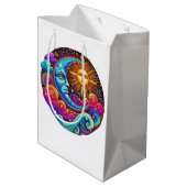 Sun & Moon Celestial Harmony Design ミディアムペーパーバッグ (裏面アングル)