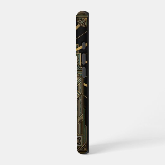 Sun & Moon Deco Wings | Gold iPhone 16 Pro Case iPhoneケース (左側面)