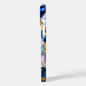 Sun Moon iPhone Case Stained Glass Blue Gold Case-Mate iPhoneケース (裏面 / 左)