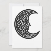 Sun & Moon Mythic Invitation – Pagan, Celestial. 招待状 (裏面)