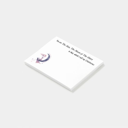 Sun Moon & Stars Post It Notes ポストイット (アングル)