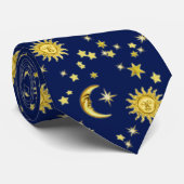 Sun, Moon & Stars Tie ネクタイ (ロール)