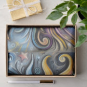 Sun Moon Stars Whimsical Decoupage  薄葉紙 (ギフト)