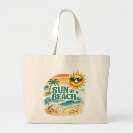Sun of a Beach ラージトートバッグ