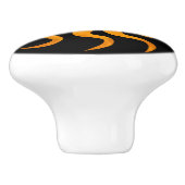 Sun On Black Decorative Ceramic Knob  セラミックノブ (側面)