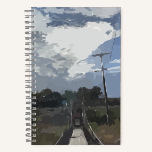 Sun Over Bridge Bullet Journal ノートブック (正面)