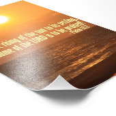 Sun over the 海（詩篇113:3） フォトプリント            (角)